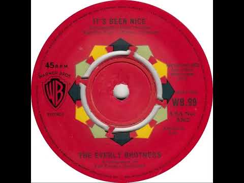 UK New Entry 1963 (116) The Everly Brothers - It's Been Nice (Goodnight)