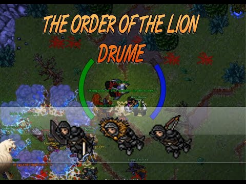 TIBIA - RP 350+ THE ORDER OF THE LION - DRUME BOSS