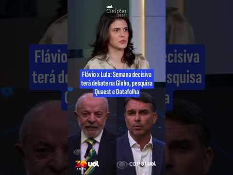 Eleições 2026: Flávio e Lula entram em semana decisiva com debate e pesquisas