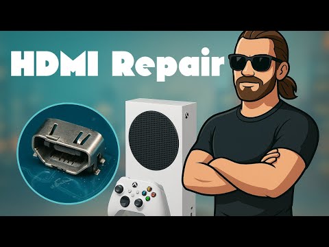 Xbox Series S HDMI Port Repair – Step-by-Step Replacement (No Signal Fix)