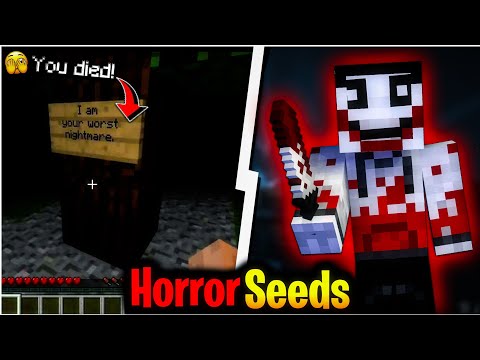 Top 5 Scariest Seeds in Minecraft in Hindi | Horror Seeds in Minecraft