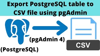 ExportPostgreSQLtabletoCSVfileusingpgAdmin