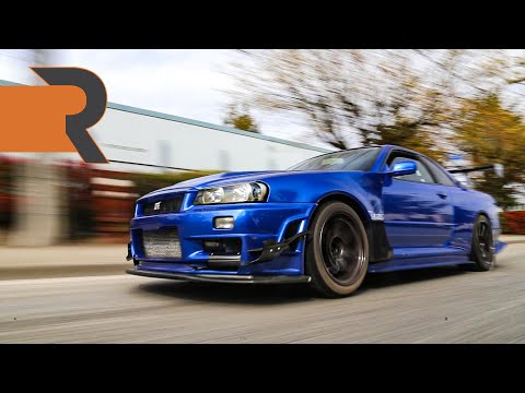 He Evacuated His 900HP Skyline R34 GTR From Japan During The Pandemic!