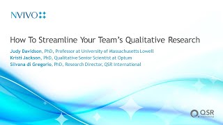 Webinar: How To Streamline Your Team’s Qualitative Research