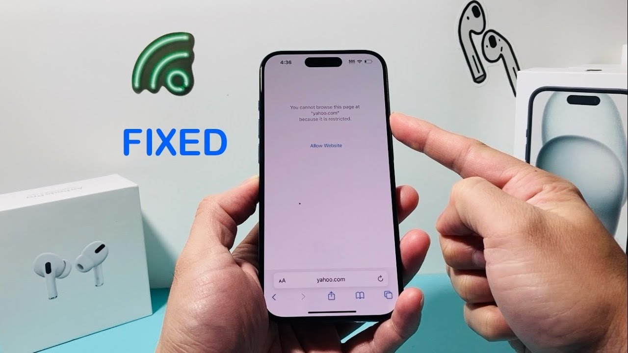 You cannot browse this page at because it is restricted (FIXED)