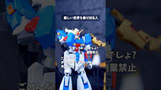 厳しい世界を乗り切る人(転転飯店様) #コマ撮り #ガンプラ  #ガンダム #shorts