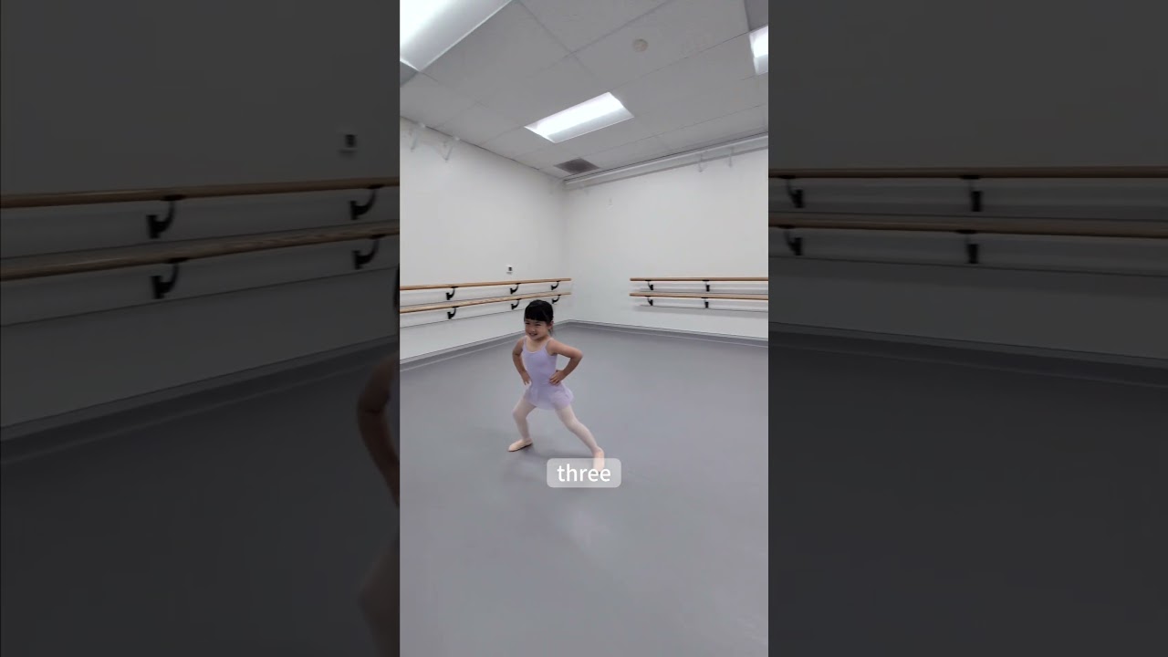 ✨Our Pre-Ballet I students are learning chasse across the floor! !  #dancer  #ballet #dancevideo