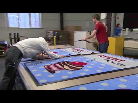 How Printed Floor Mats are Custom Made