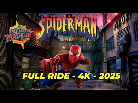 The Amazing Adventures of Spider Man — 4K 2025 RIDE POV | Universal's Islands Of Adventure