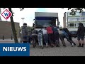 Sociale bus heeft panne