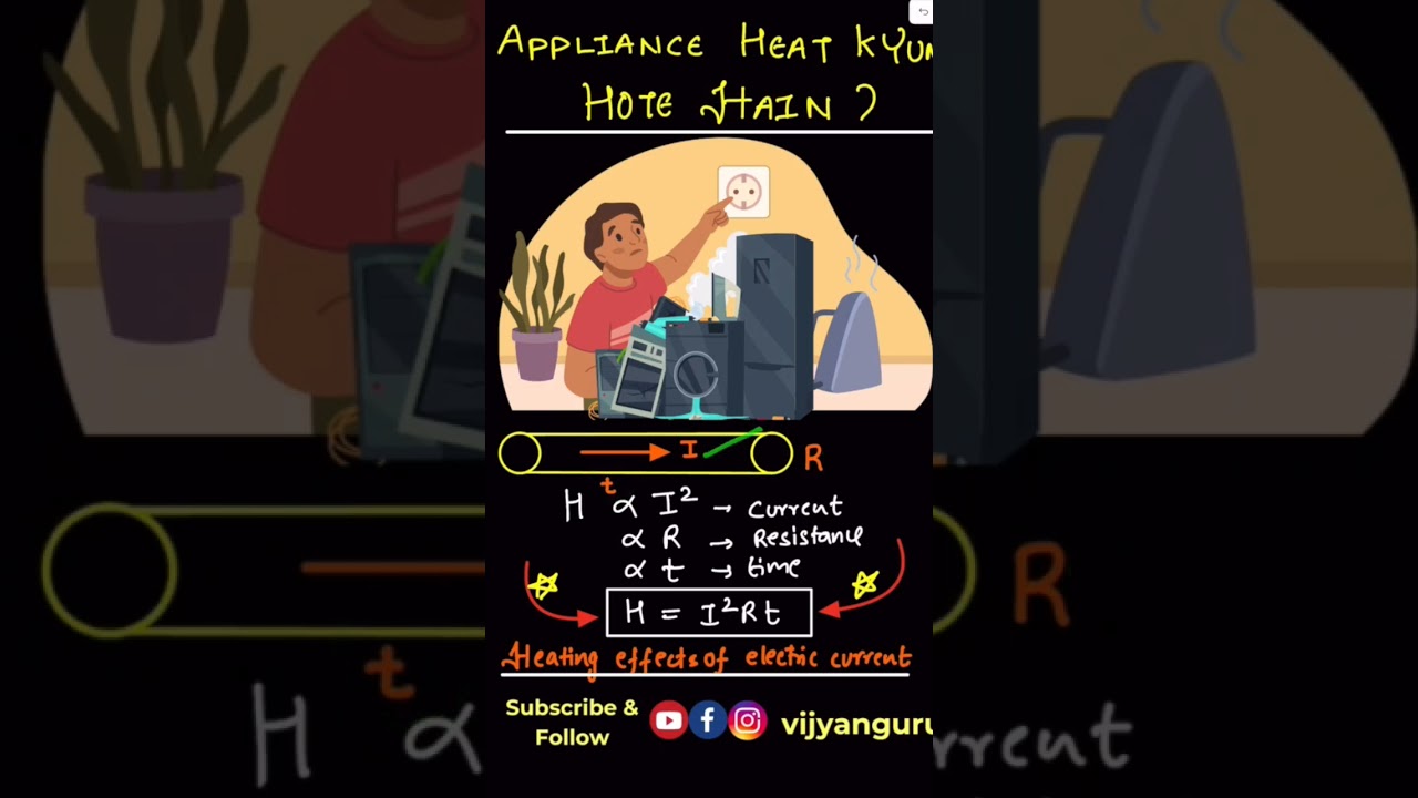 आपके इलेक्ट्रॉनिक्स गर्म क्यों हो जाते हैं | Heating Effects Of Electric Current