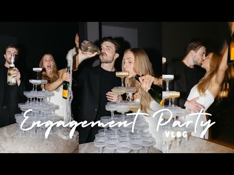 Our engagement party vlog!!!