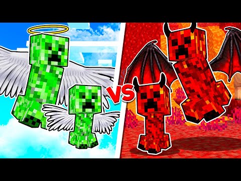 FAMÍLIA CREEPER DO BEM VS FAMÍLIA CREEPER DO MAL!