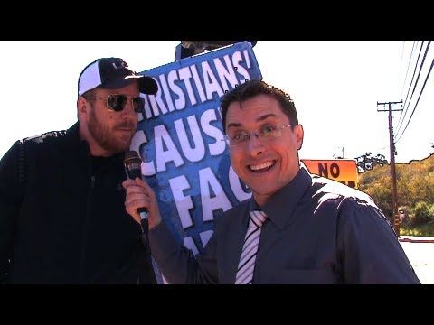 Westboro Baptist Church Get Really Pissed Off by Brick Stone Video