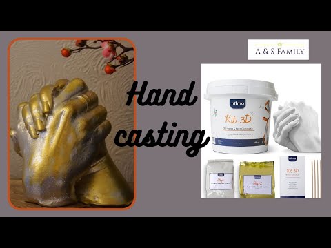 DIY - How to cast your hands for couples with hand casting Kit | Hand Casting | A & S Family Tamil
