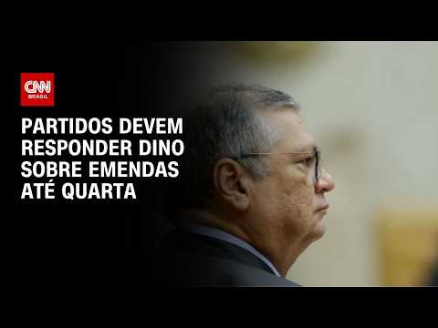 Partidos têm até quarta (19) para responder Dino sobre gestão de emendas | CNN NOVO DIA
