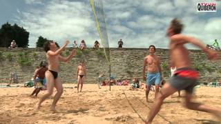 preview picture of video 'Belle-ile-en-mer  - Tournoi Beach Volley de Port-Andro - TV Belle-ile 24/7'