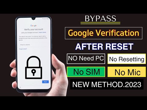 How To Bypass Google Verification After Factory Reset2023| No Need Pc