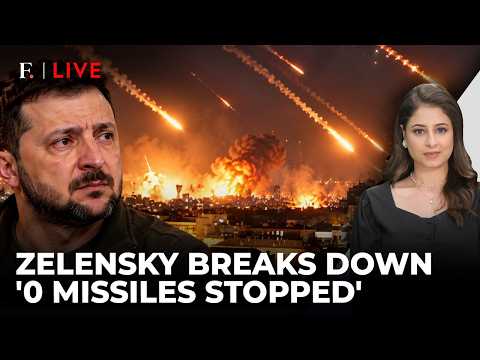'Lost Sleep': Zelensky Cries On Cam as Ukraine Fails to Intercept Russian Missiles | Firstpost Live
