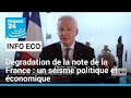 Vidéo Dégradation de la note de la France par S&P : un séisme politique et économique