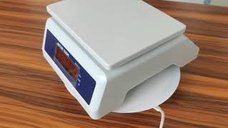 Digital Waterproof Weighing Scale BPA121 15kg youtube video
