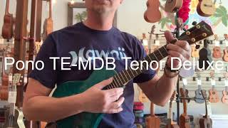 Video thumbnail for Pono TE Tenor Electric Solidbody Ukulele Demo/Review at Aloha City Ukes by Aloha City Ukes