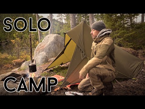 5 DAY SOLO BUSHCRAFT ADVENTURE-Camp Life, Flint and Steel with Natural Tinder, Popcorn over the Fire