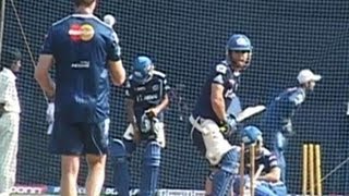 IPL Season 5: Mumbai Indians practice session