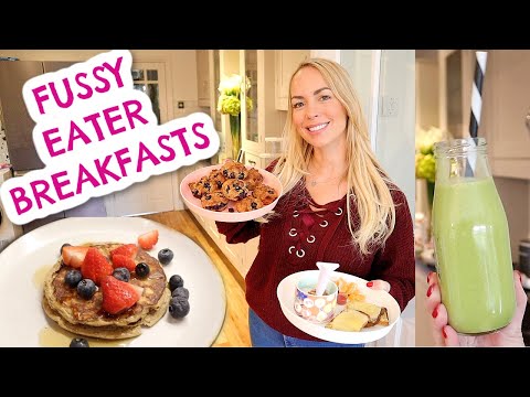 FUSSY EATER BREAKFAST IDEAS! 10 HEALTHY BREAKFASTS KIDS LOVE  | Emily Norris
