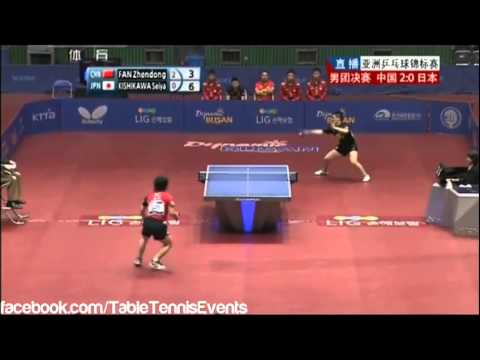 Fan Zhendong Vs Seiya Kishikawa: Final 3 [Asian Championships 2013]