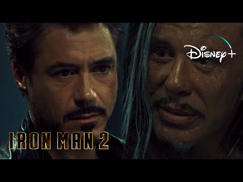 Iron-Man 2 | Tony Talks With Ivan in Prison Scene | Disney+ [2010]