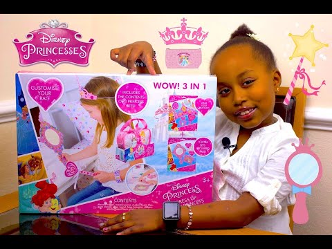 Watch Megan make Disney Princess Customised Bag 👑 👛