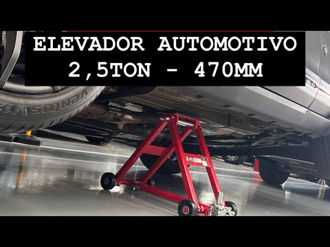 Elevador Automotivo Manual Tipo Gangorra 2,5 Toneladas 470mm Vermelho SIGMA TOOLS-761100045 - Vídeo