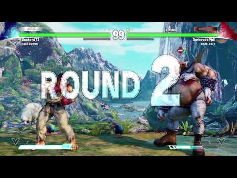 SFV 1st Online Play pt83: Birdie vs. Ryu