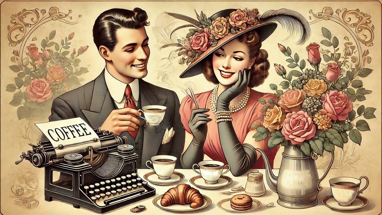 ☕ Nostalgic Coffee Jazz: 1930s-1940s Vintage Music Playlist 🎶 Warm Breakfast & Relaxing Mood 🌿
