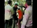 First Holi Masti With Wife