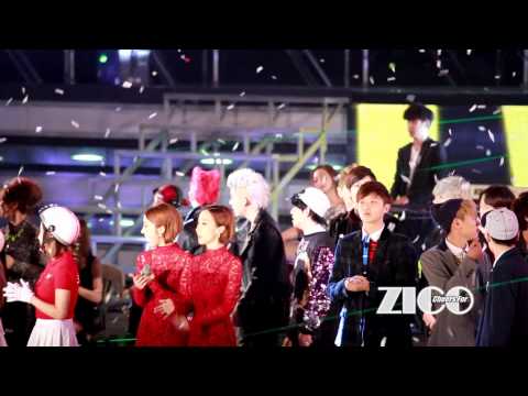 131009 Asia Song Festival ending Block B_ZICO.ver