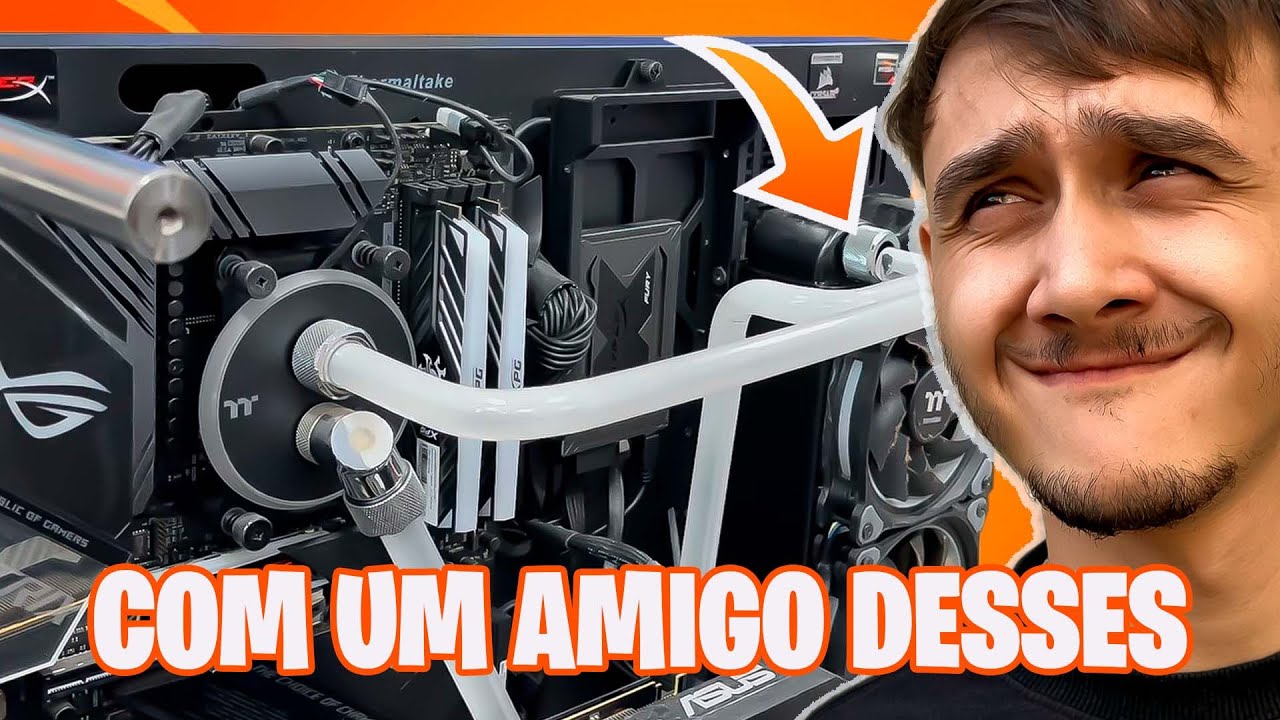 OLHA A CAGADA QUE O AMIGO FEZ NO PC GAMER 💩