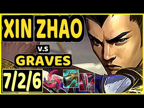 XIN ZHAO vs GRAVES - 7/2/6 KDA JUNGLE GAMEPLAY - EUW Ranked GRANDMASTER