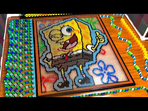 Cartoons In 800,000 Dominoes! - Domino Compilation