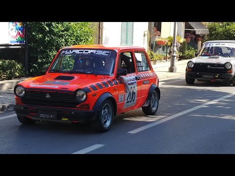 35 Rally Elba Storico 2023 trofeo A112 uscita 1 riordino a Porto Azzurro 15 settembre