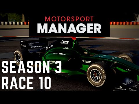 Motorsport Manager PC Career Mode Season 3 Race 10