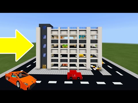 Minecraft Tutorial: How To Make A Modern Multi Storey Car Park "2019 City Tutorial"