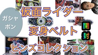 【ガシャポン】仮面ライダー変身ベルトピンズコレクション【開封】