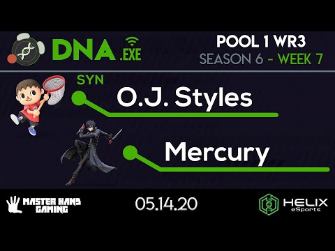 DNA.EXE S6:W7 - Mercury (Joker) vs SYN | O.J. Styles (Villager) - Pool 1 WR3