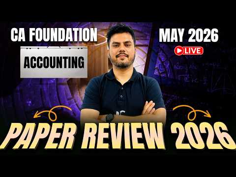Accounting Paper Review CA Foundation May 2026