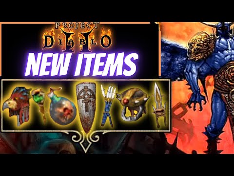 Project Diablo 2 (PD2) Season 3 NEW ITEMS!!