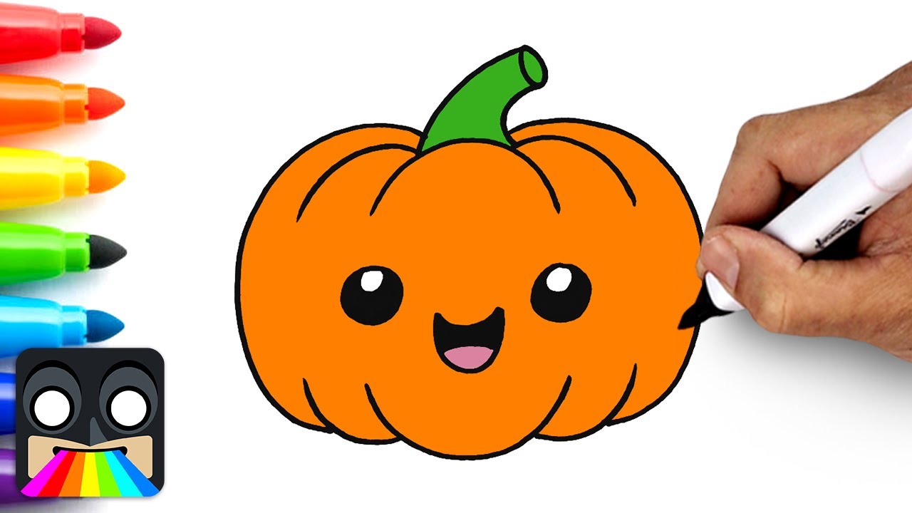 How to Draw a Pumpkin (Step by Step)