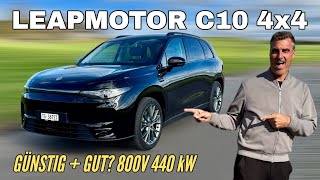 LEAPMOTOR C10 4x4: 800 Volt und 440 kW (598 PS) zum Preis eines Basis - Skoda Enyaq | Test | 2025
