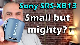 Sony SRS-XB13 Bluetooth Speaker Sound Test and Full Review